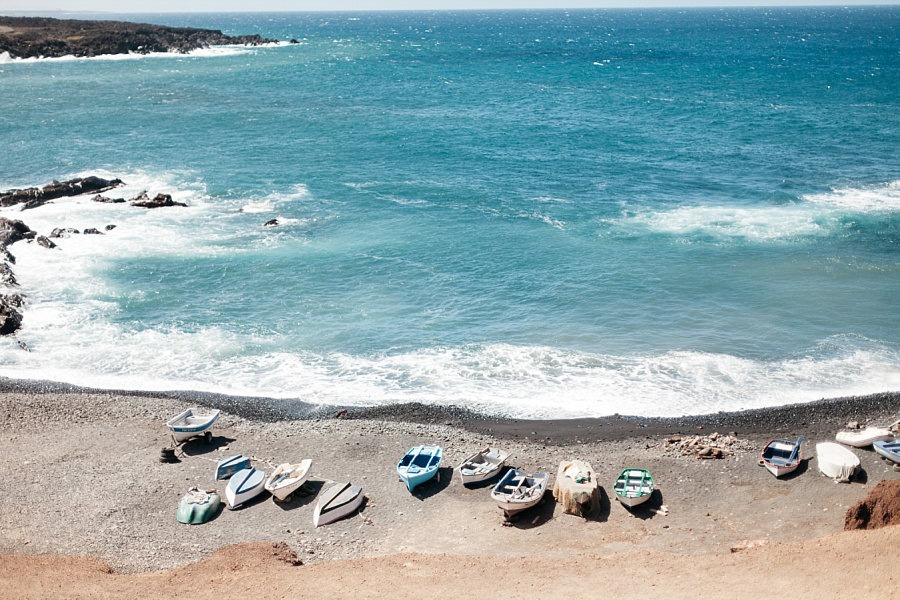 Lanzarote el golfo la laguna verde