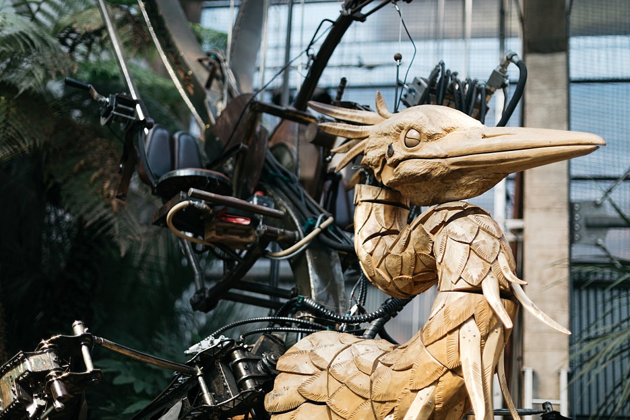 Galerie des machines Nantes héron