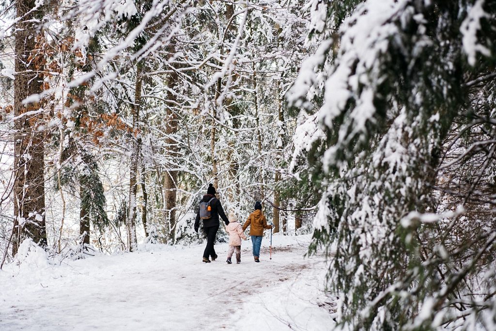 Cantons de l'est lac eupen randonnée neige Belgique barrage vesdre forêt hertogenwald