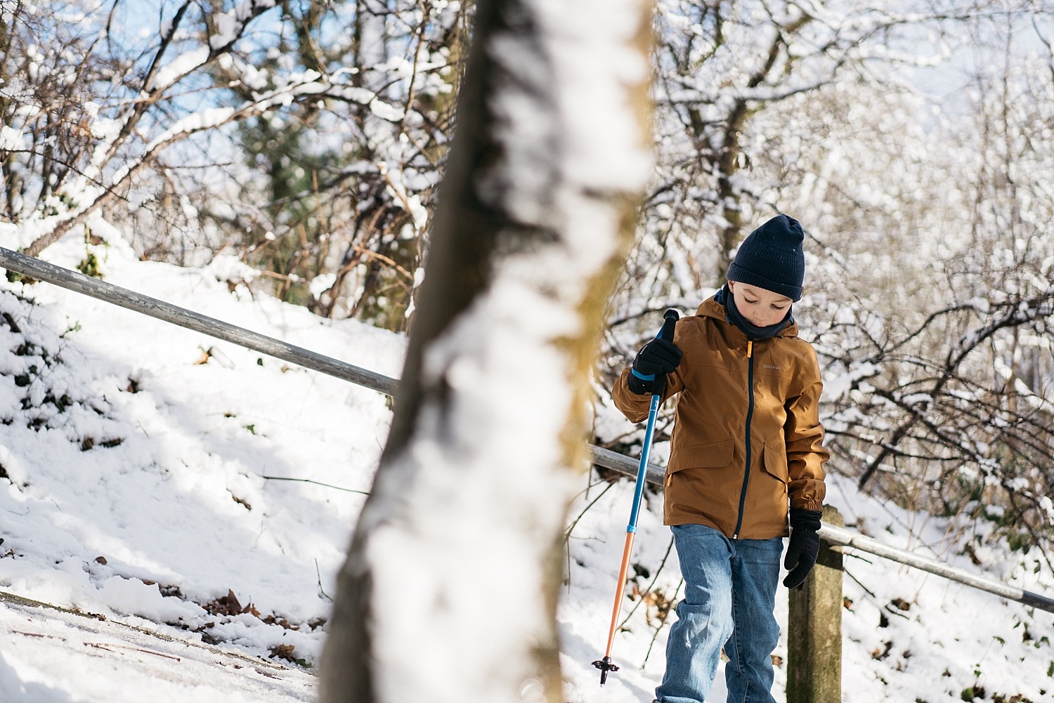 Cantons de l'est lac eupen randonnée neige Belgique barrage vesdre forêt hertogenwald