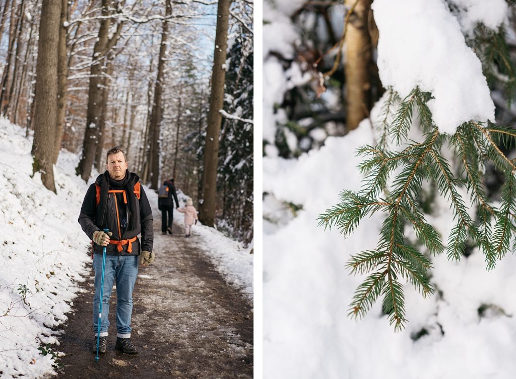 Cantons de l'est lac eupen randonnée neige Belgique barrage vesdre forêt hertogenwald