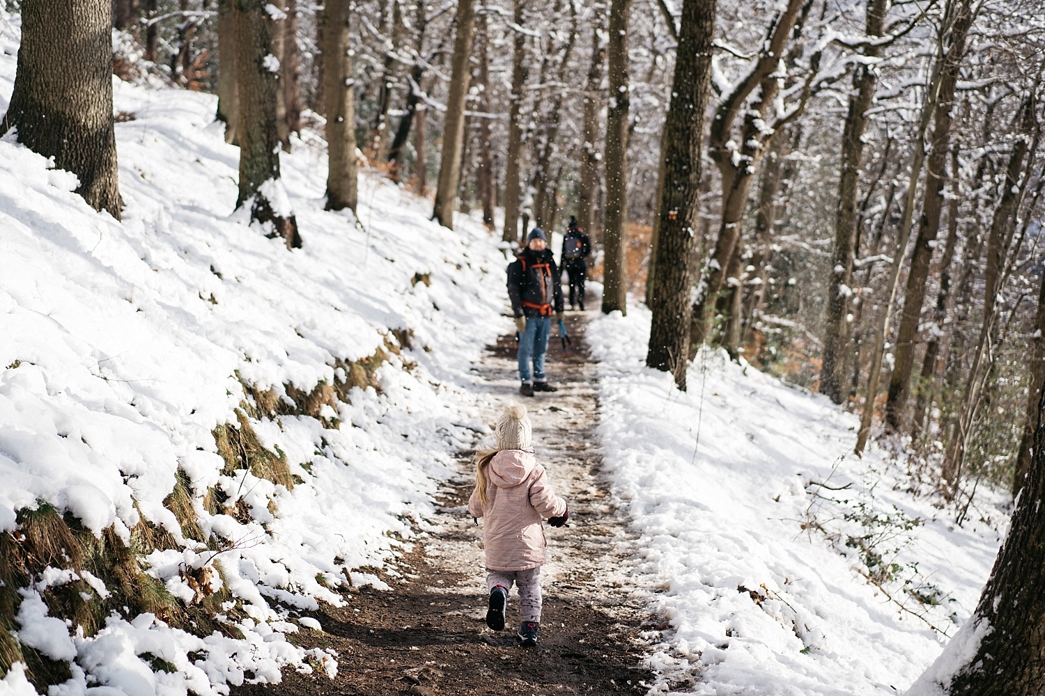 Cantons de l'est lac eupen randonnée neige Belgique barrage vesdre forêt hertogenwald