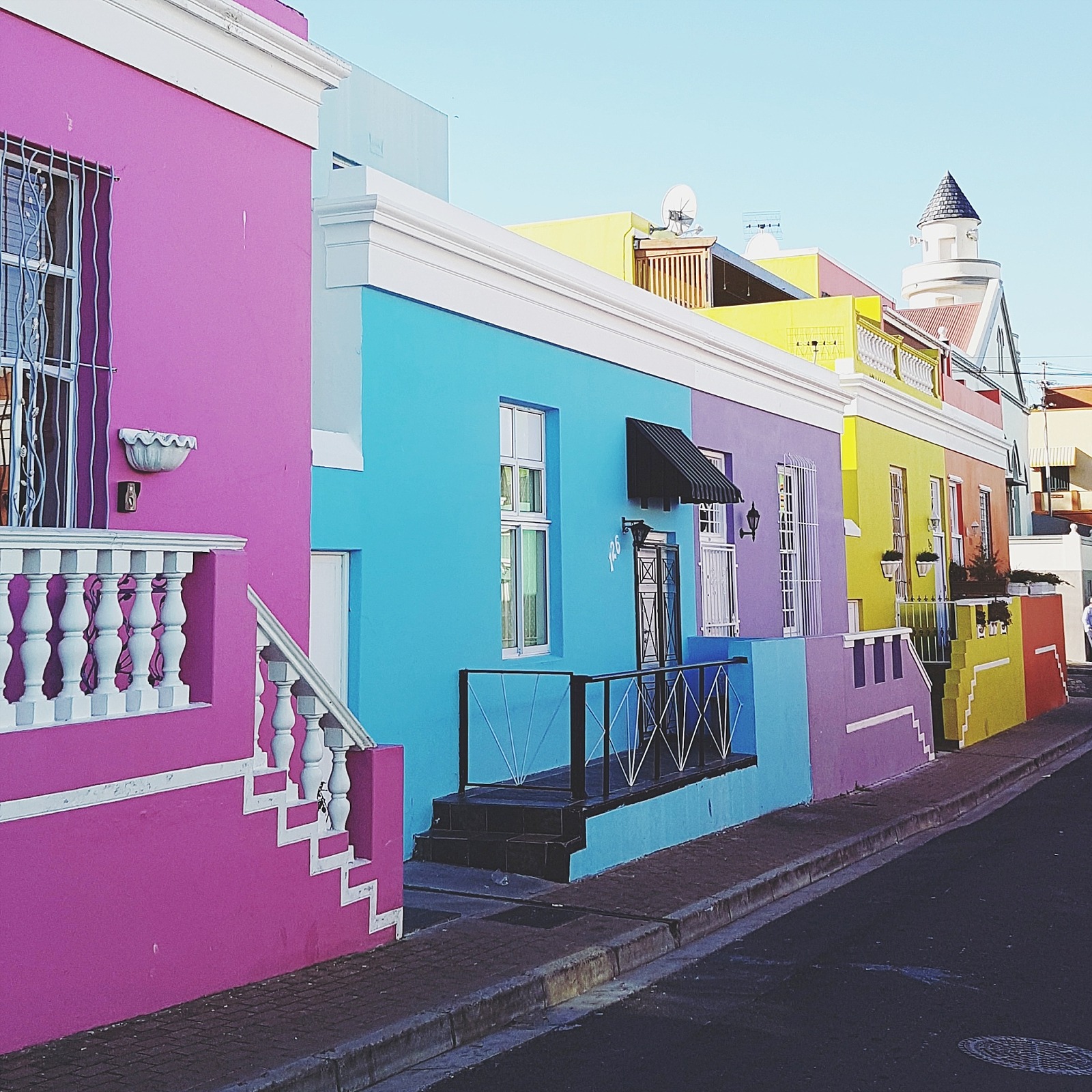 quartier de bo-kaap cape town afrique du sud