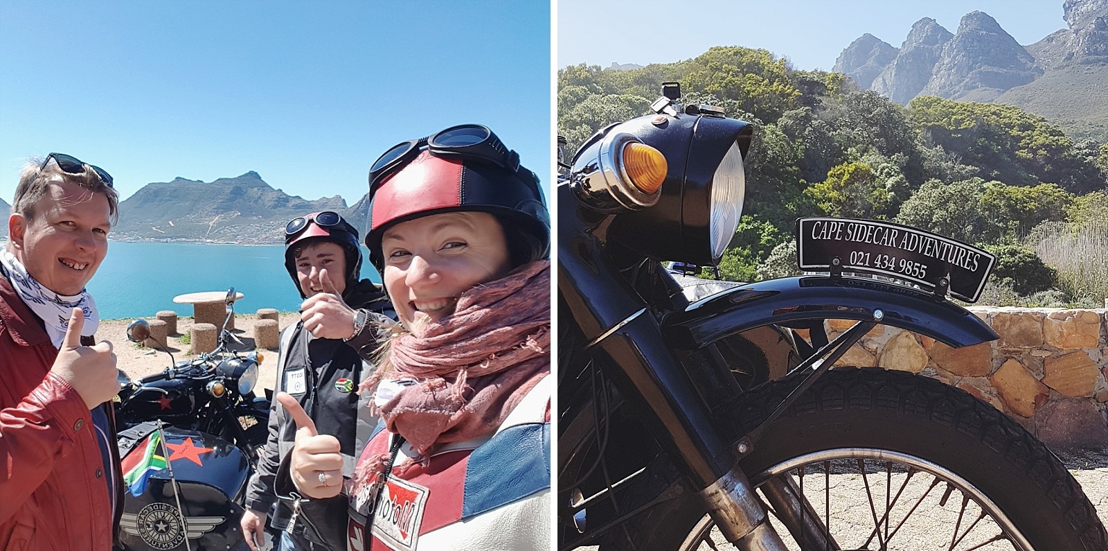 Cape Town afrique du sud Sea Point  cape sidecar adventures