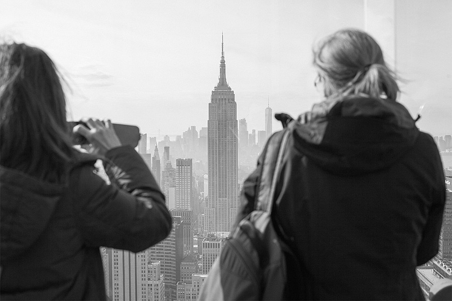 New york city nyc Top of the rock Rockefeller center 