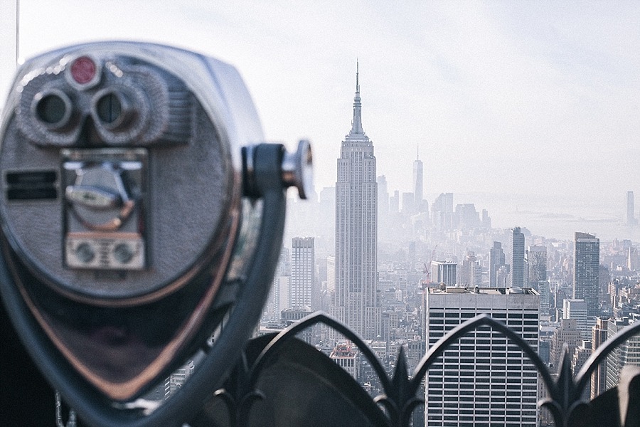 New york city nyc Top of the rock Rockefeller center 