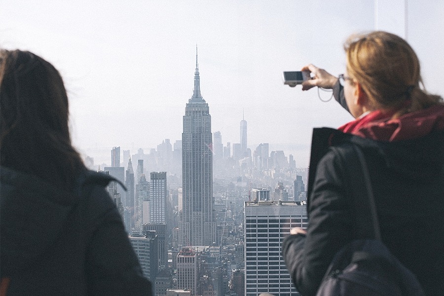 New york city nyc Top of the rock Rockefeller center 