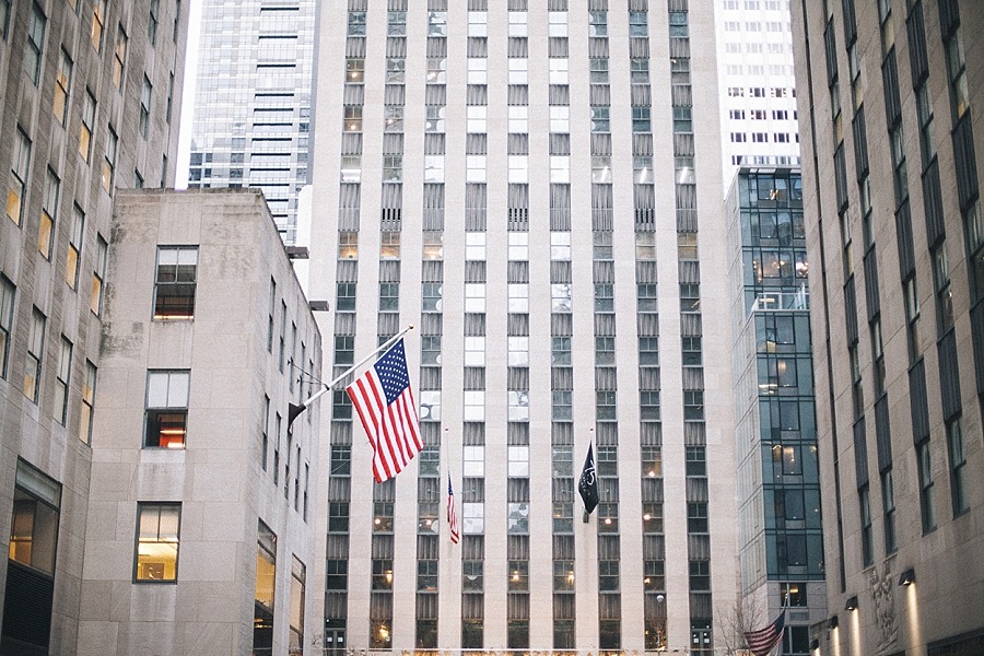 New york city manhattan USA rockefeller center