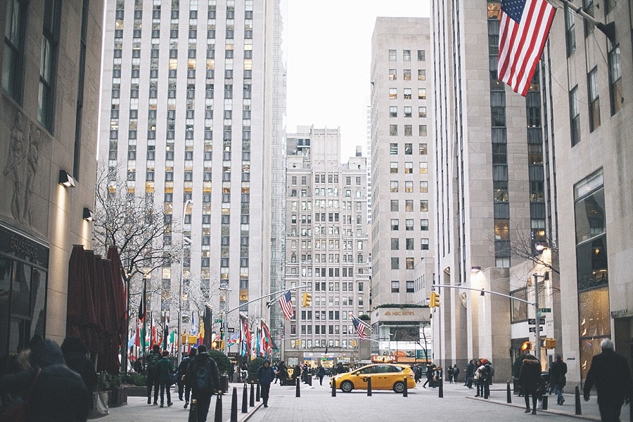 New york city manhattan USA rockefeller center