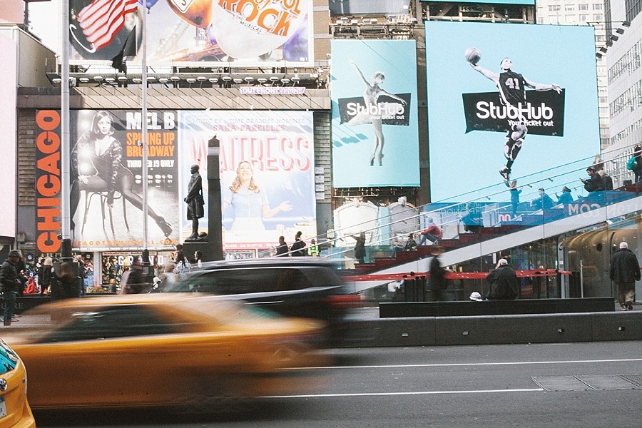 New york city nyc time square