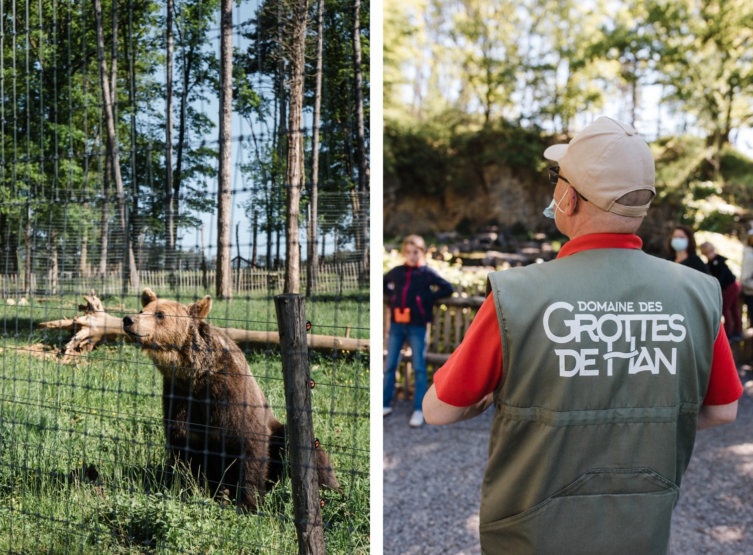 Domaine des grottes de Han Belgique parc animalier excursion famille enfant Province de Namur Histoire d'ours 