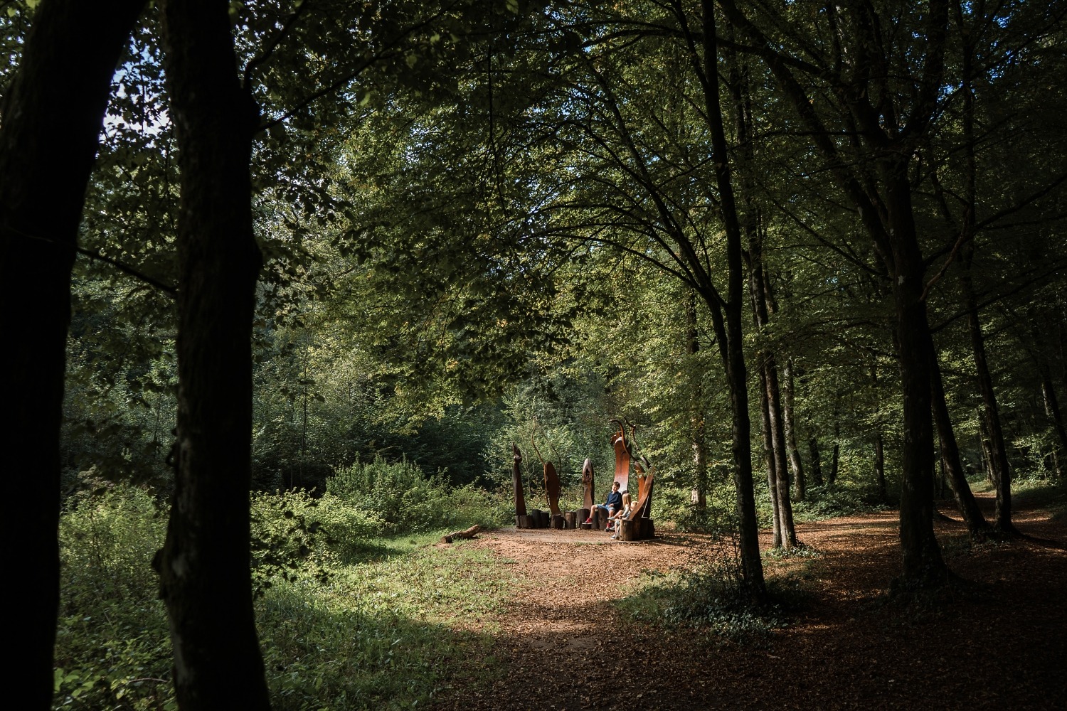 Sentier des songes Virton Gaume Wallonie Belgique promenade famille 