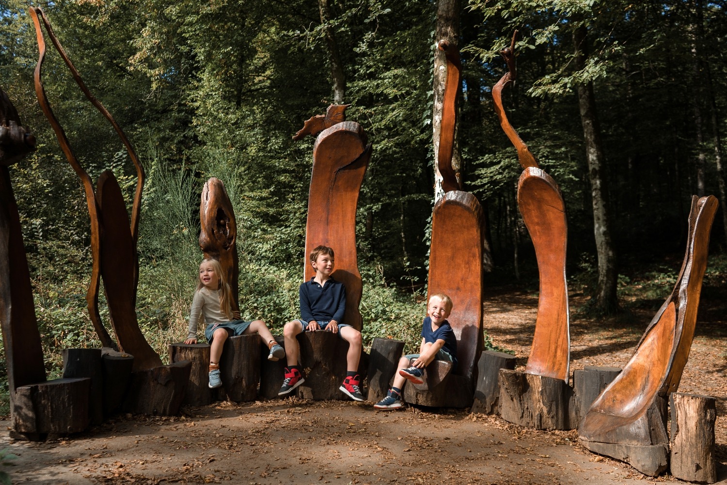 Sentier des songes Virton Gaume Wallonie Belgique promenade famille 