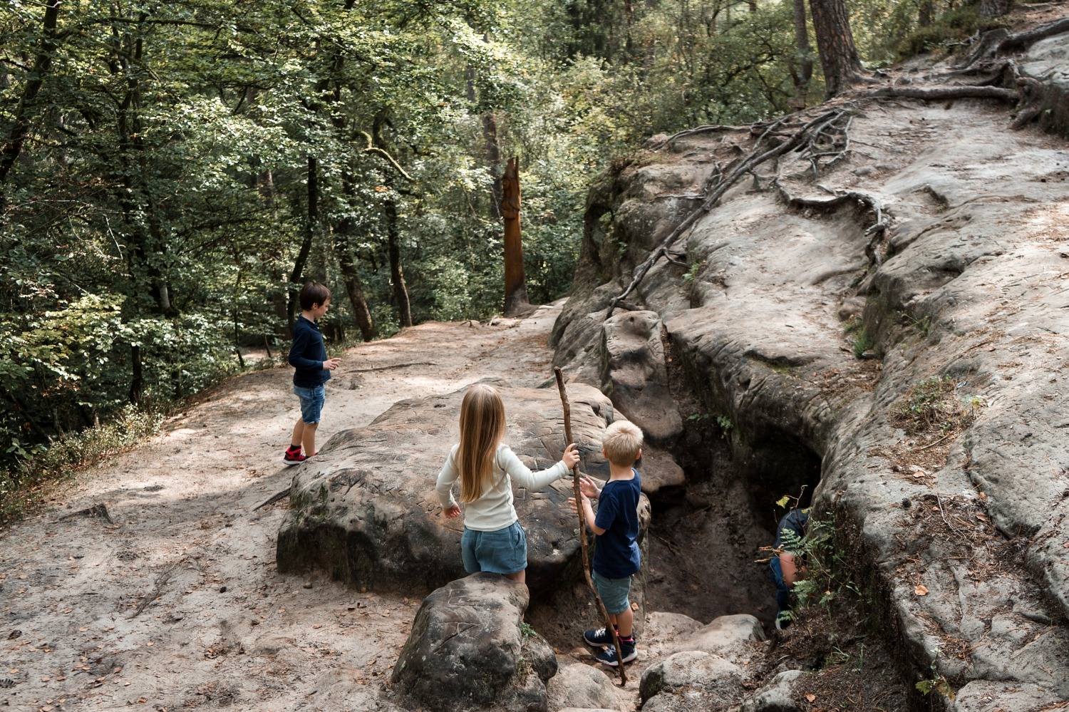 Le trou des fées Virton Gaume Wallonie Belgique promenade famille insolite forêt province luxembourg 
