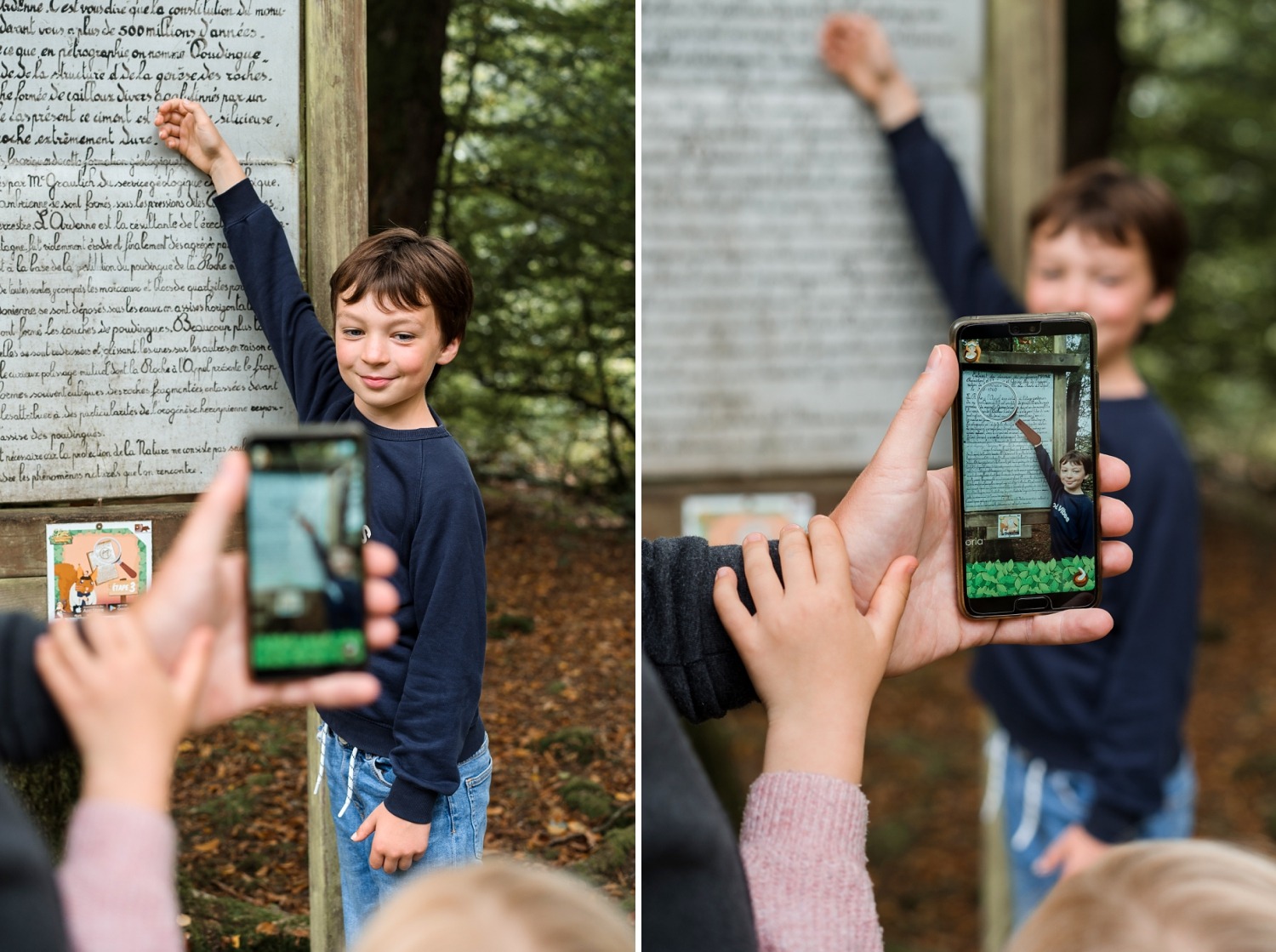 Luna & les gardiens des forêts Florenville application Totemus chasse au trésor Gaume Forêt de Muno Roche à l'appel Belgique Wallonie 