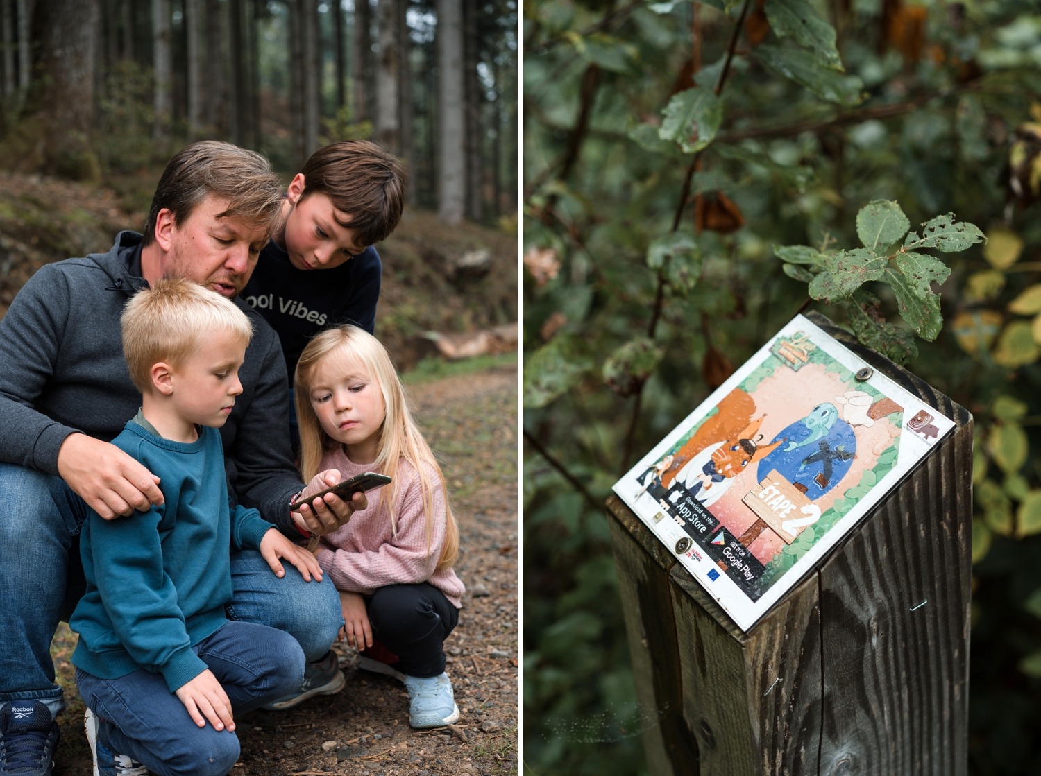 Luna & les gardiens des forêts Florenville application Totemus chasse au trésor Gaume Forêt de Muno Roche à l'appel Belgique Wallonie 