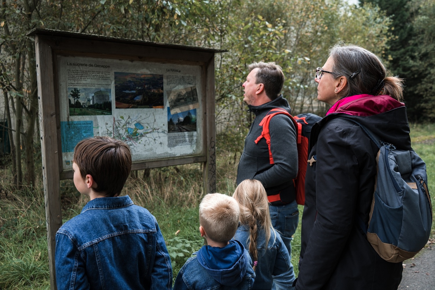 Genappe Wallonie promenade en famille ravel Belgique 