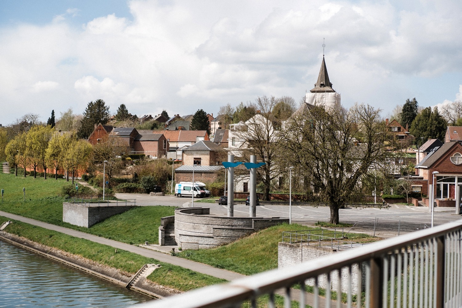 Ascenseur à bateaux de Strépy-Thieu Canal du centre Belgique Wallonie La louvière 