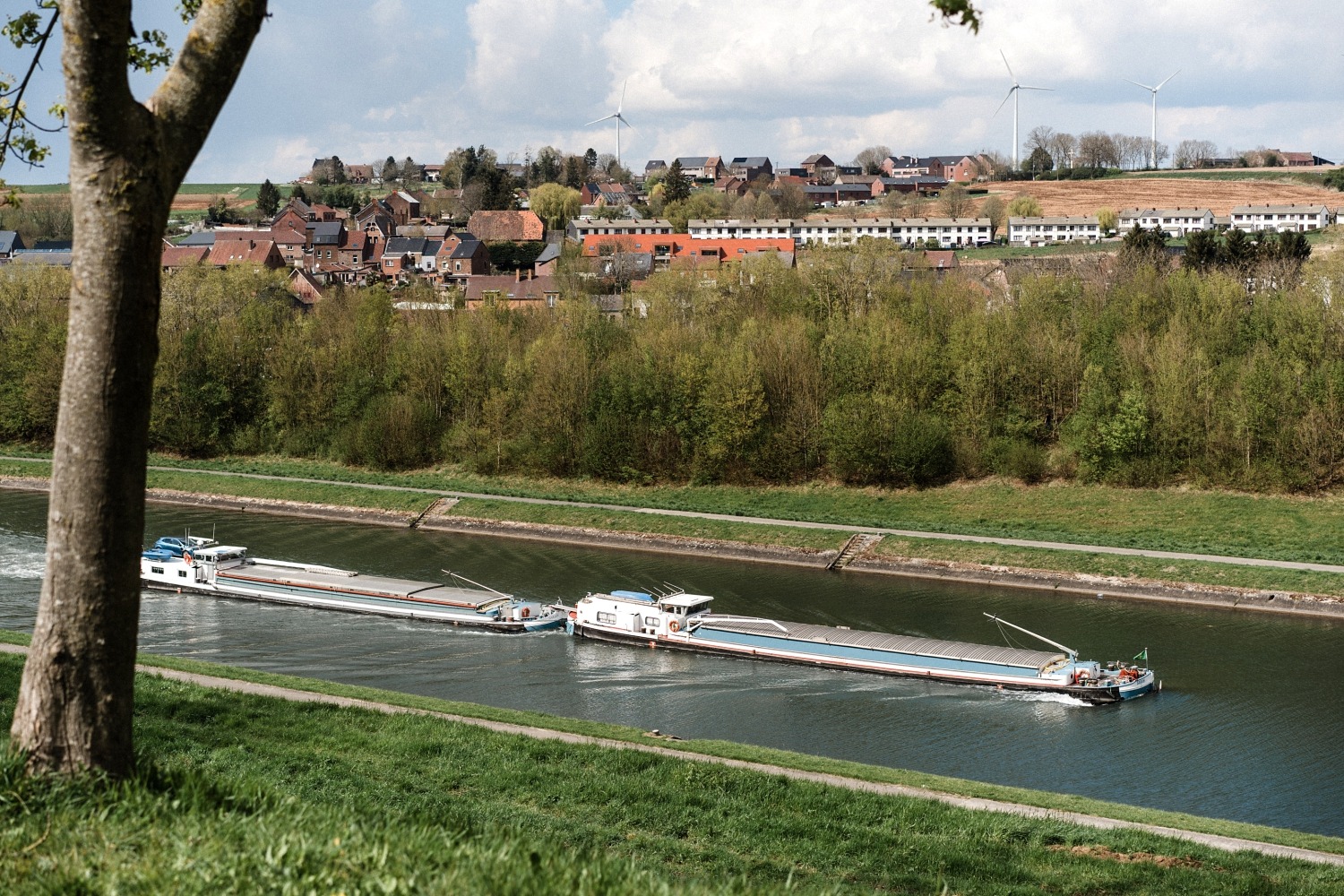 Ascenseur à bateaux de Strépy-Thieu Canal du centre Belgique Wallonie La louvière 