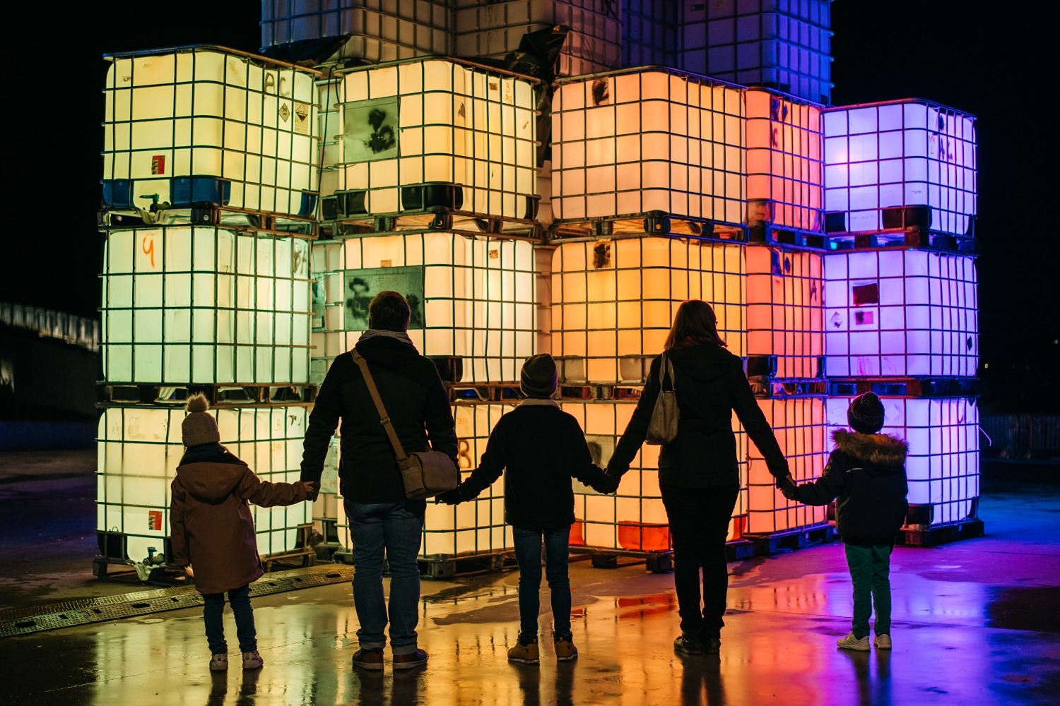 Namur en lumière parcours nocturne Wallonie citadelle veille ville artistique illuminations