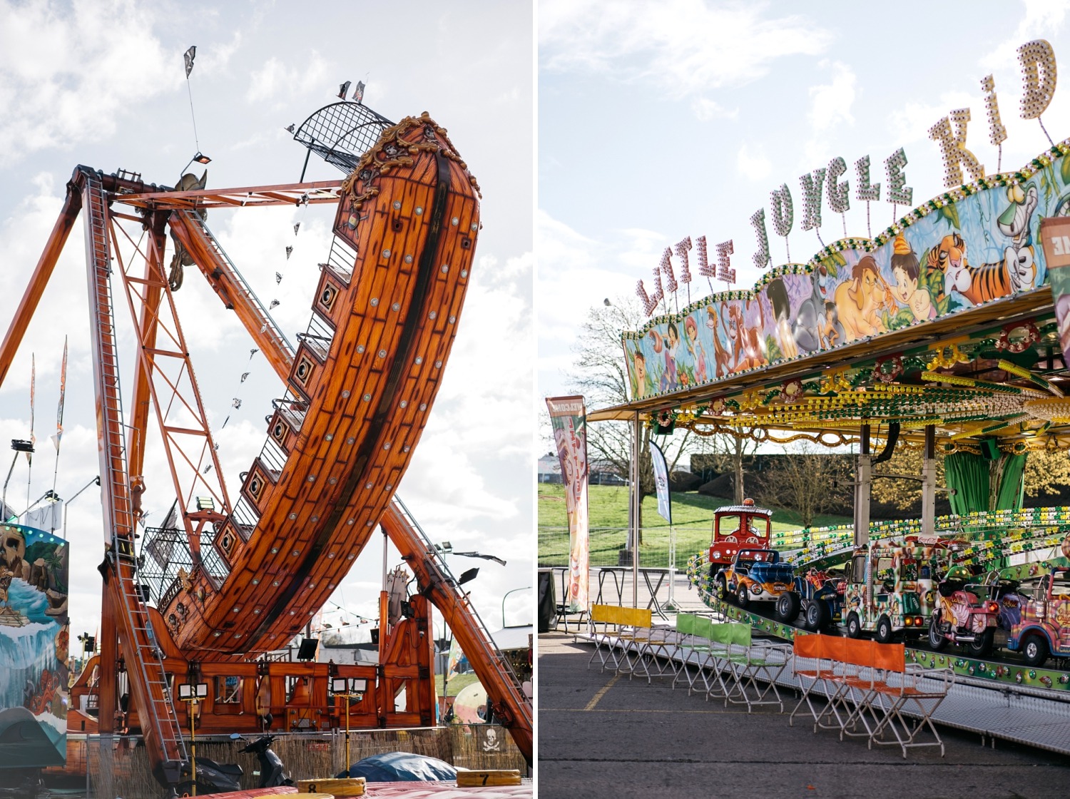 Foire de Charleroi Gosselies Fête foraine Hainaut sortie famille vacances pâques Belgique 