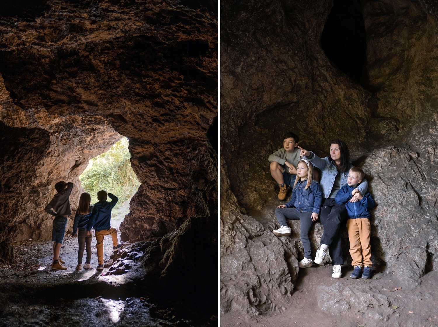 Grotte de Spy EHOS Namur Jemeppe-sur-Sambre archéologie Homme de neandertal rando forêt famille préhistoire