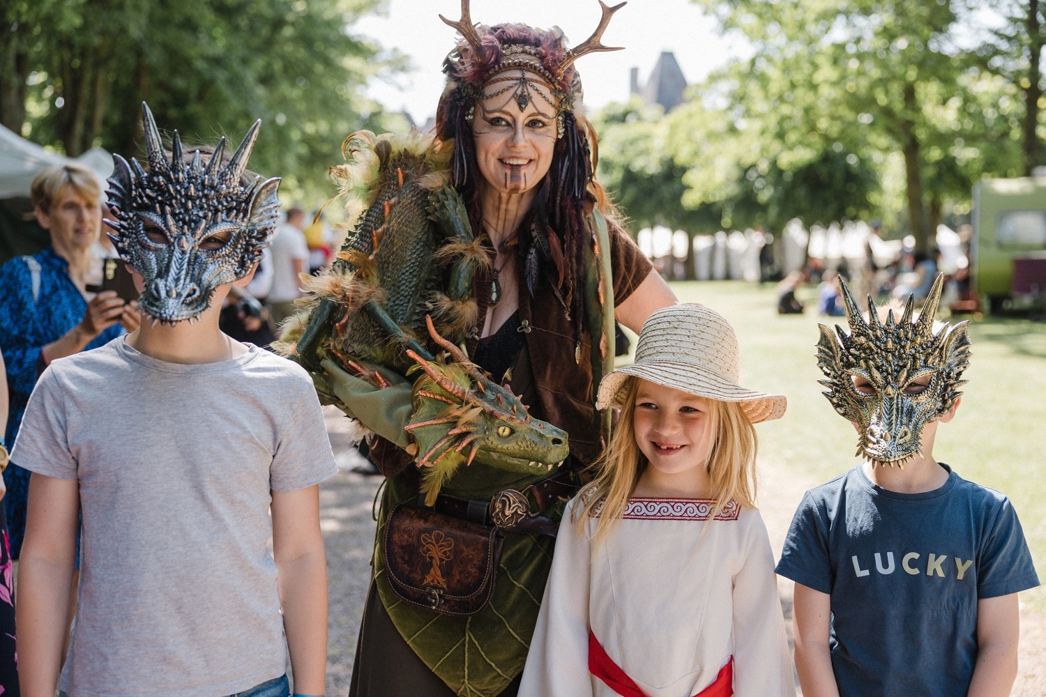 Dragonia festival médiéval fantastique Belgique Wallonie féérique dragon spectacle Ham-sur-Heure château évènement en famille