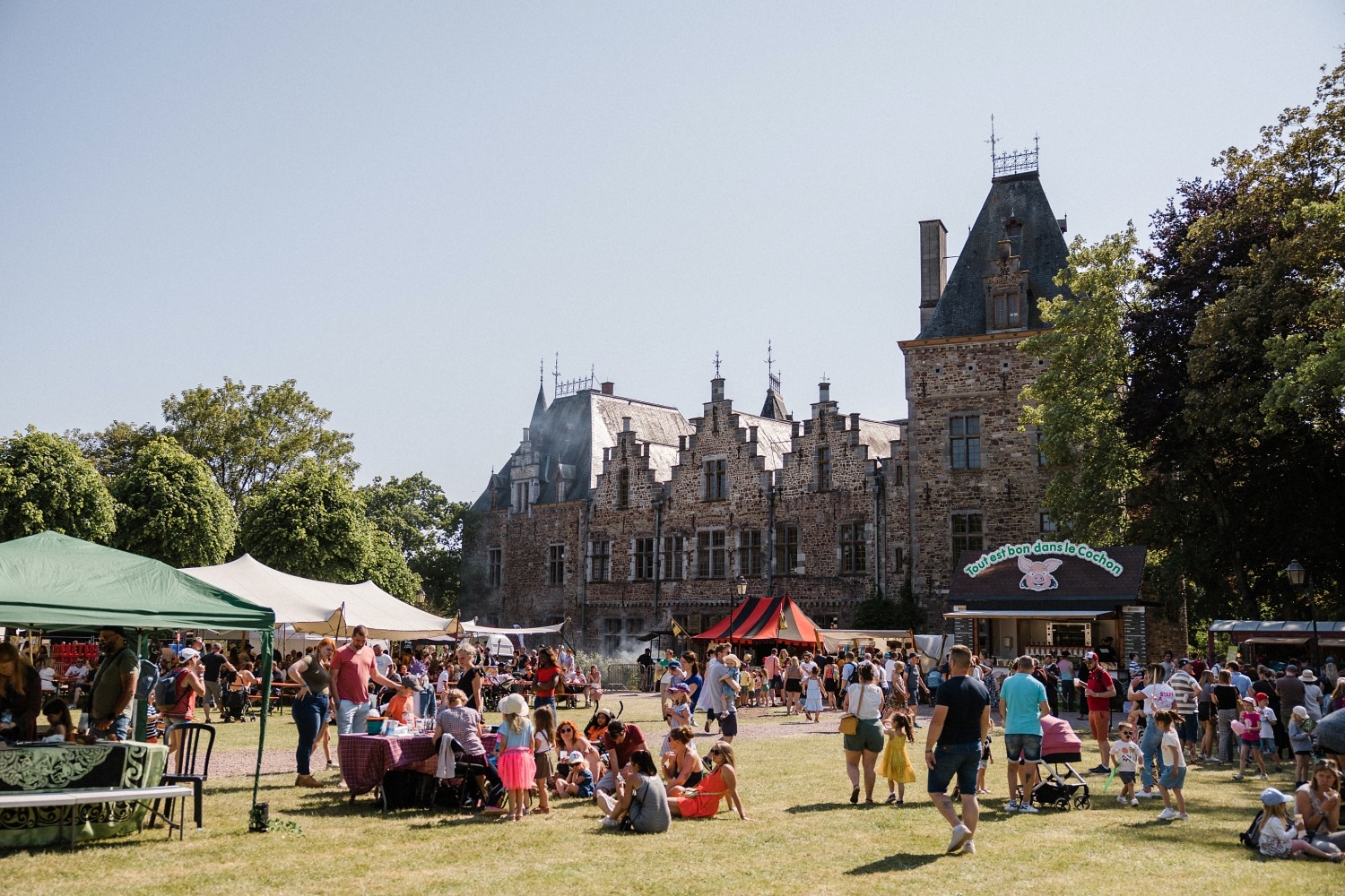 Dragonia festival médiéval fantastique Belgique Wallonie féérique dragon spectacle Ham-sur-Heure château évènement en famille