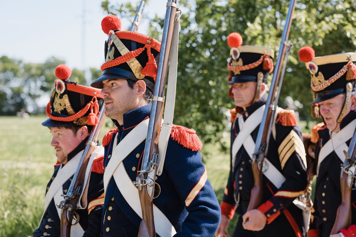 Napoléoniennes Ligny bataille Napoléon reconstitution Musée Ligny 1815 evenement histoire 