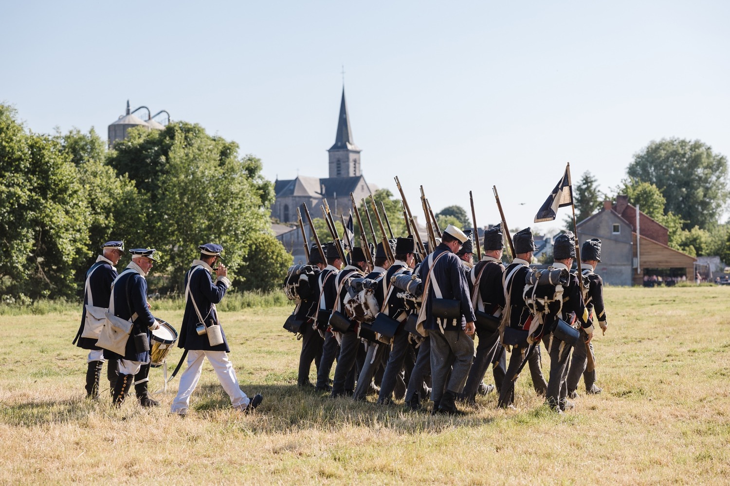 Napoléoniennes Ligny bataille Napoléon reconstitution Musée Ligny 1815 evenement histoire 