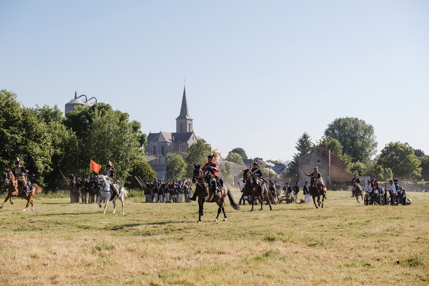 Napoléoniennes Ligny bataille Napoléon reconstitution Musée Ligny 1815 evenement histoire Waterloo