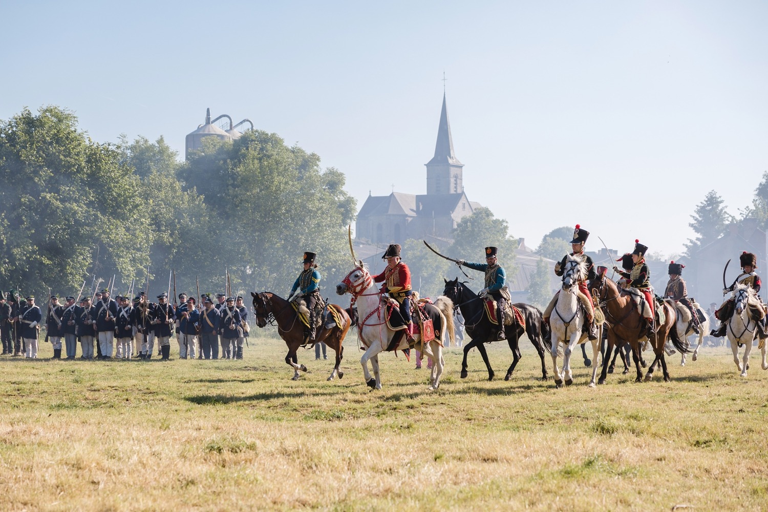 Napoléoniennes Ligny bataille Napoléon reconstitution Musée Ligny 1815 evenement histoire Waterloo