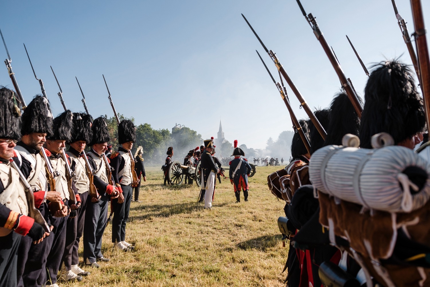 Napoléoniennes Ligny bataille Napoléon reconstitution Musée Ligny 1815 evenement histoire Waterloo