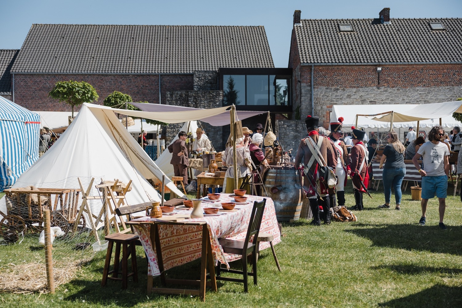 Napoléoniennes Ligny bataille Napoléon reconstitution Musée Ligny 1815 evenement histoire 