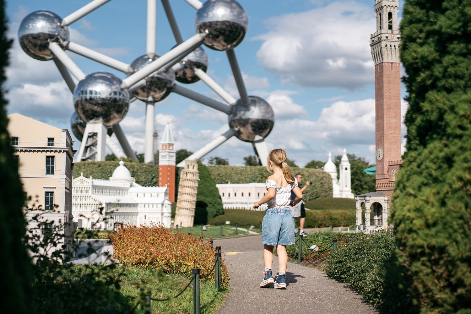 Mini-Europe parc thème miniature Europe Familial enfant géographie pays Atonium Heysel Bruxelles Brupark excursion en famille 