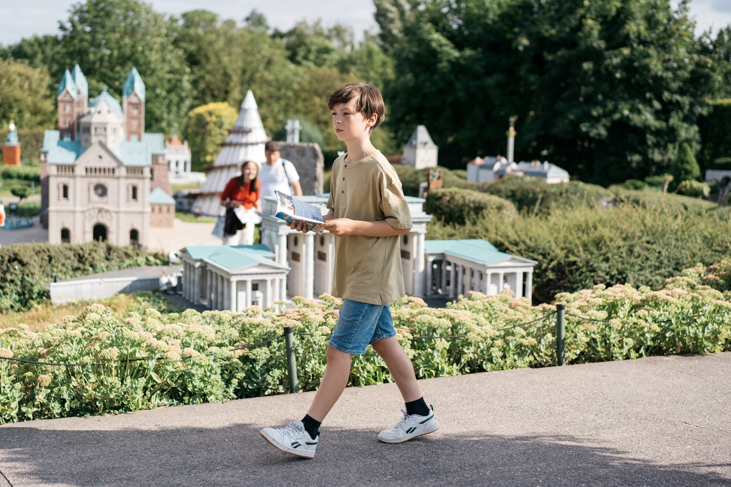 Mini-Europe parc thème miniature Europe Familial enfant géographie pays Atonium Heysel Bruxelles Brupark excursion en famille 