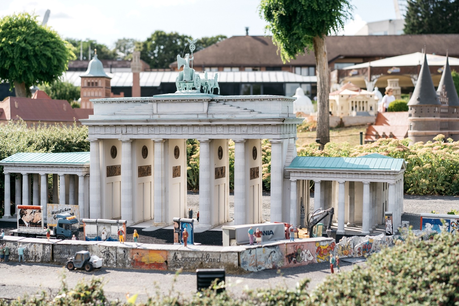 Mini-Europe parc thème miniature Europe Familial enfant géographie pays Atonium Heysel Bruxelles Brupark excursion en famille 