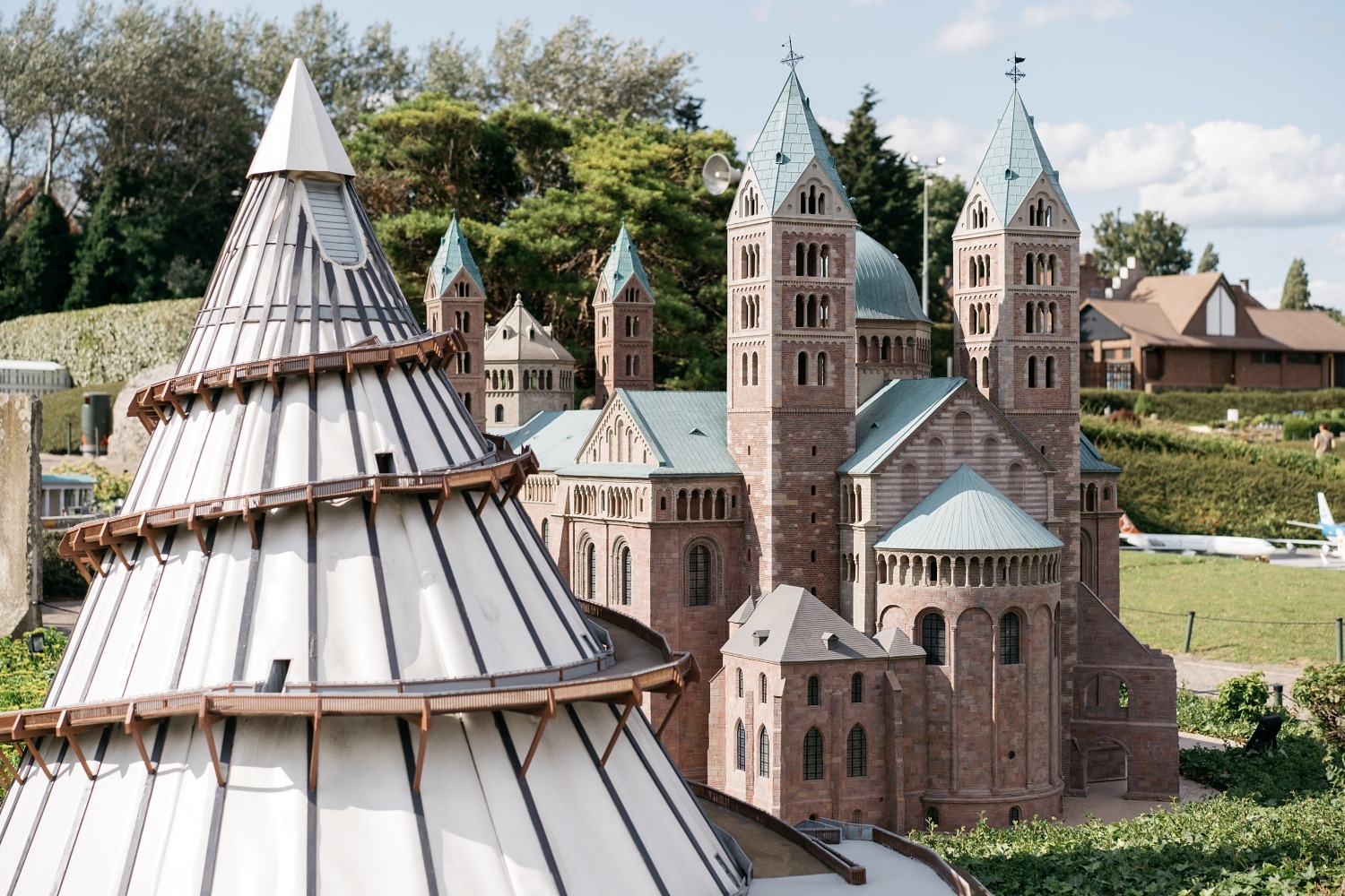 Mini-Europe parc thème miniature Europe Familial enfant géographie pays Atonium Heysel Bruxelles Brupark excursion en famille 