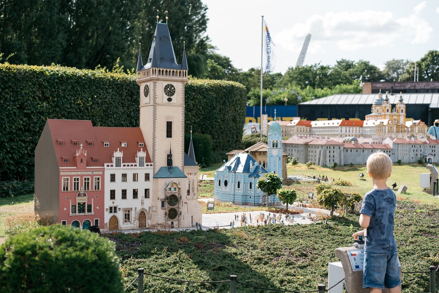 Mini-Europe parc thème miniature Europe Familial enfant géographie pays Atonium Heysel Bruxelles Brupark excursion en famille 