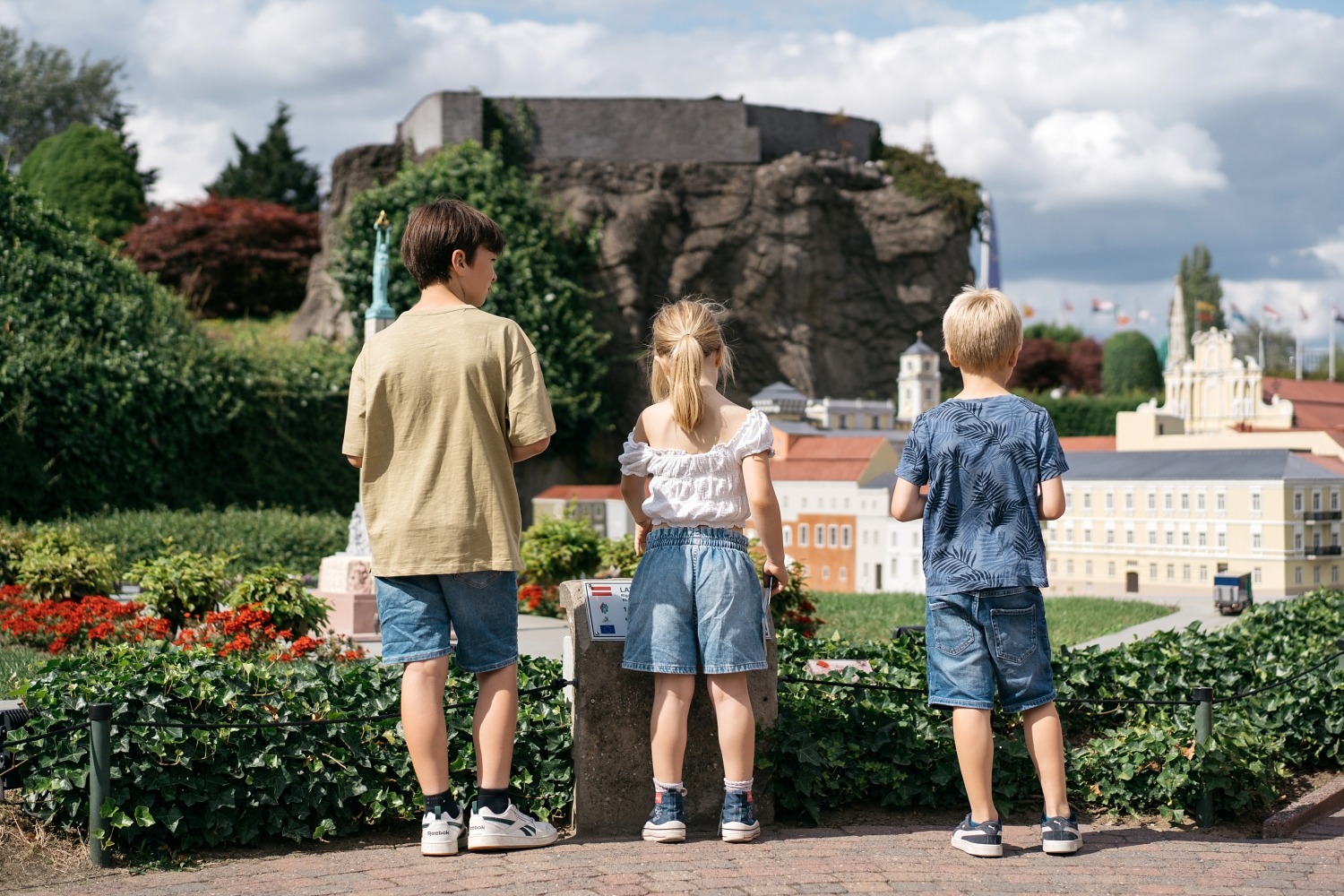 Mini-Europe parc thème miniature Europe Familial enfant géographie pays Atonium Heysel Bruxelles Brupark excursion en famille 