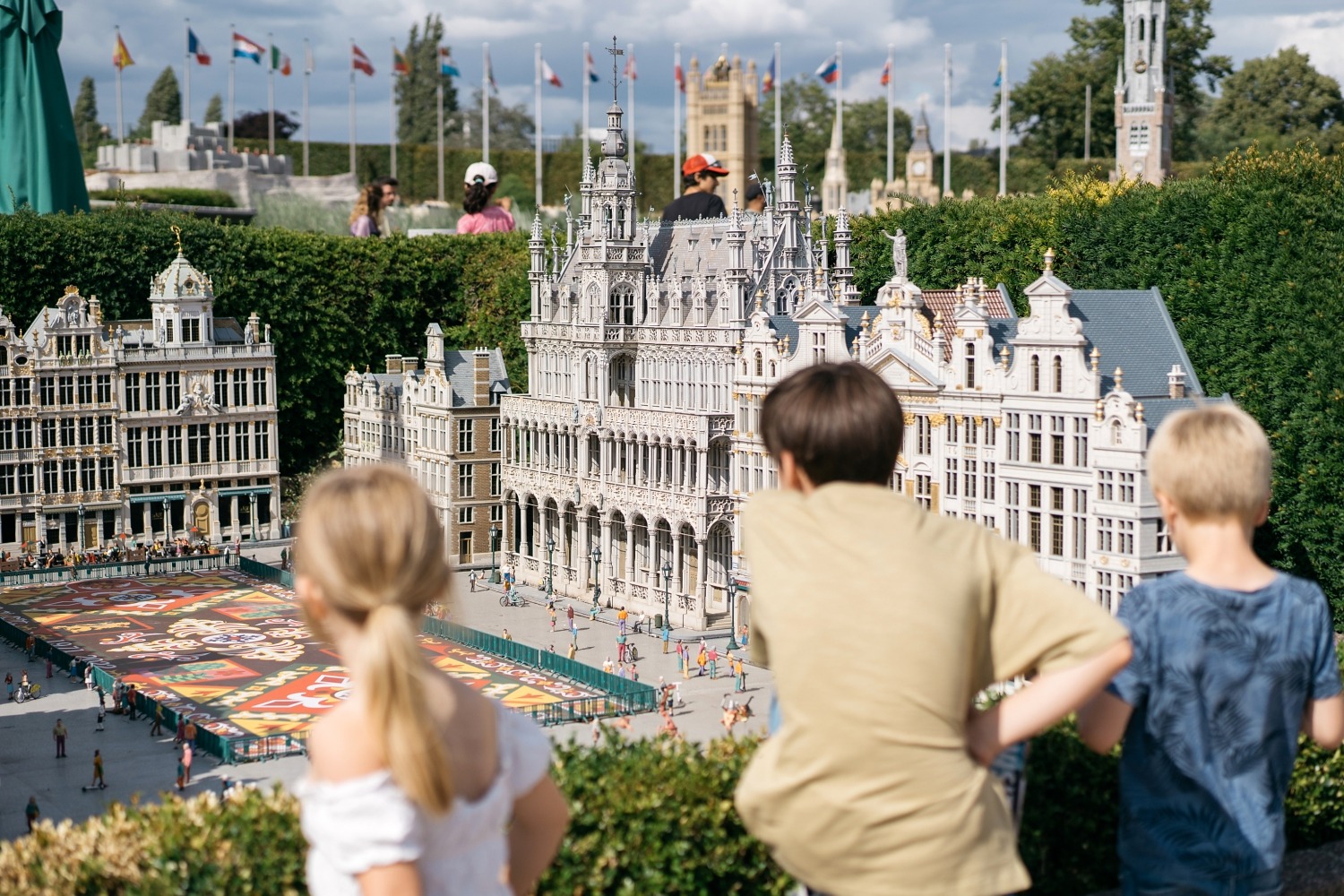 Mini-Europe parc thème miniature Europe Familial enfant géographie pays Atonium Heysel Bruxelles Brupark excursion en famille 