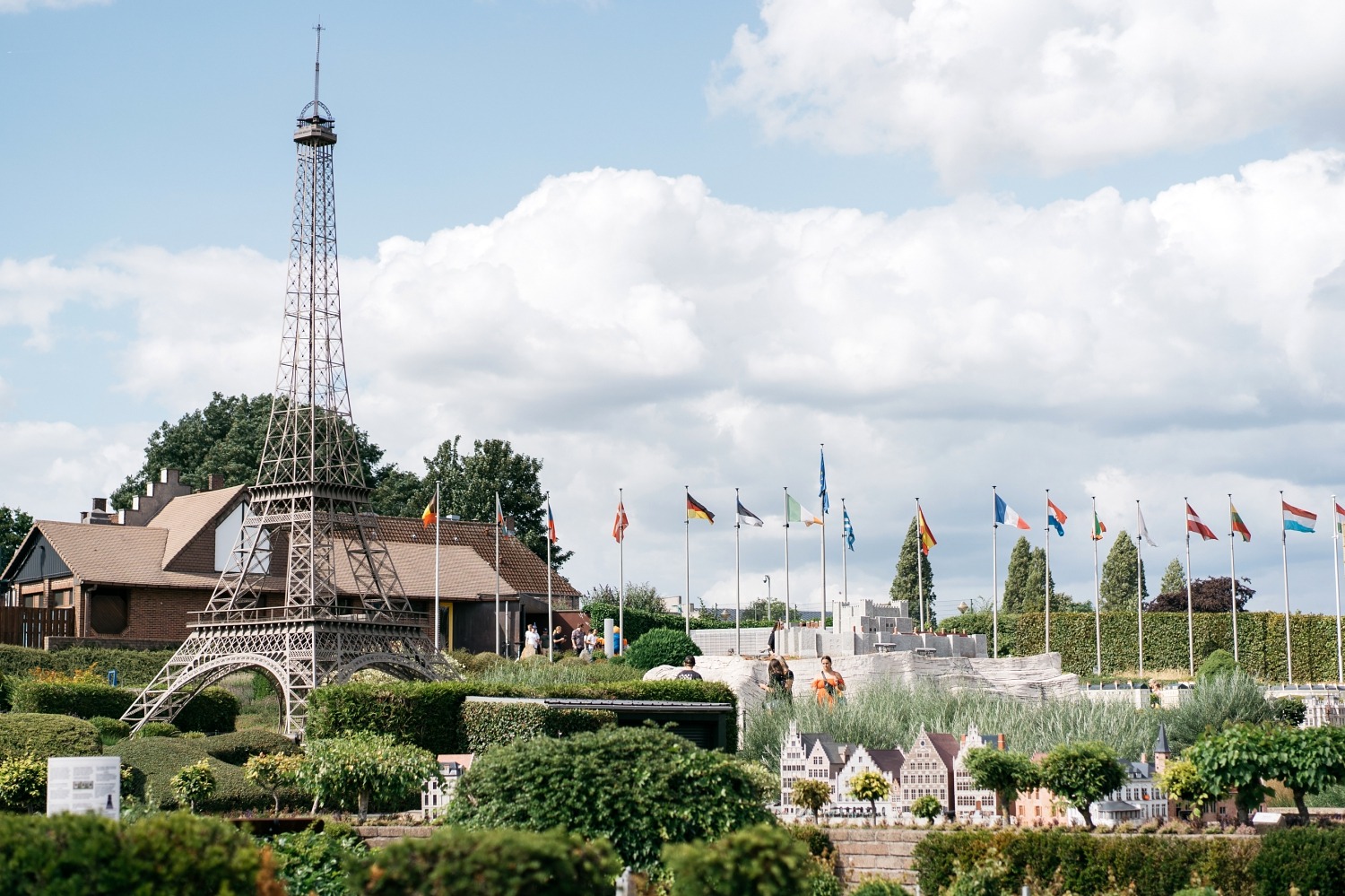 Mini-Europe parc thème miniature Europe Familial enfant géographie pays Atonium Heysel Bruxelles Brupark excursion en famille 