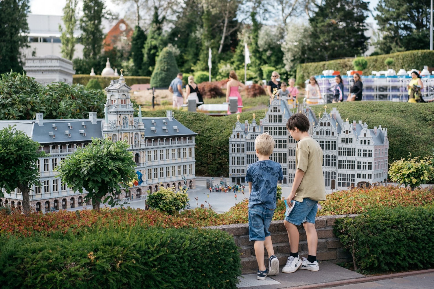 Mini-Europe parc thème miniature Europe Familial enfant géographie pays Atonium Heysel Bruxelles Brupark excursion en famille 