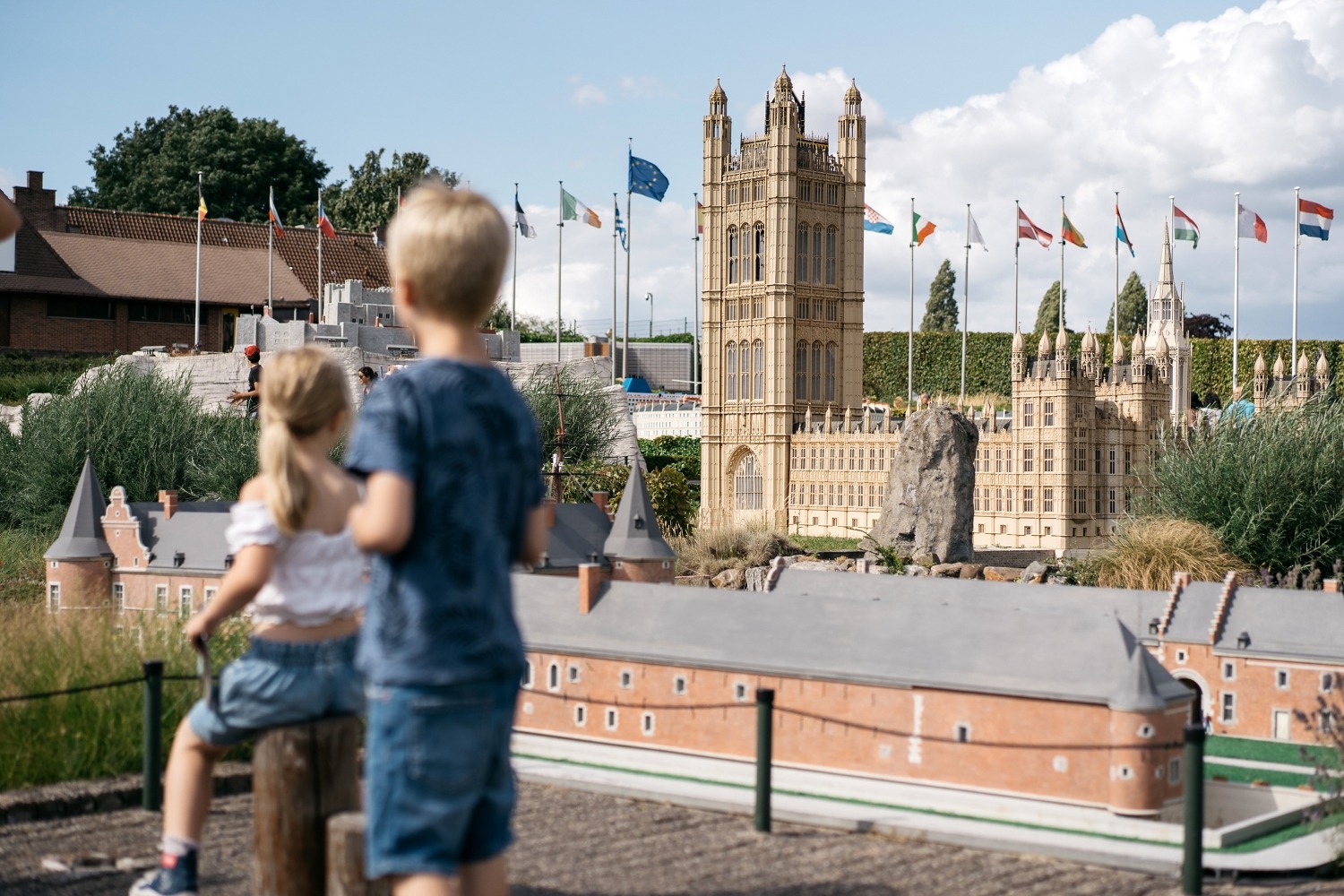 Mini-Europe parc thème miniature Europe Familial enfant géographie pays Atonium Heysel Bruxelles Brupark excursion en famille 