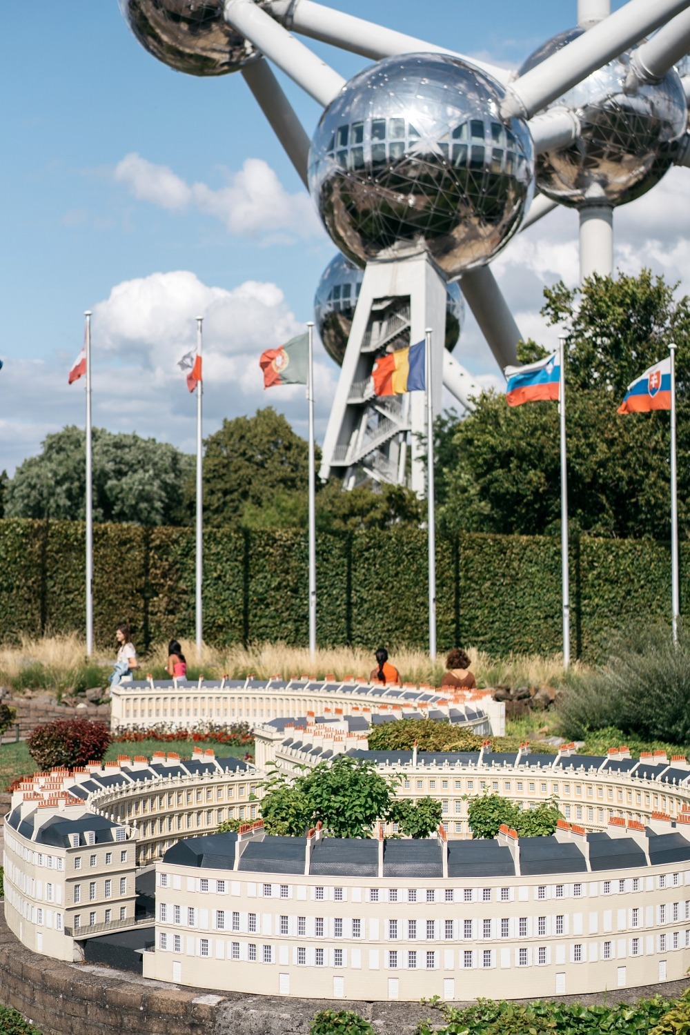 Mini-Europe parc thème miniature Europe Familial enfant géographie pays Atonium Heysel Bruxelles Brupark excursion en famille 