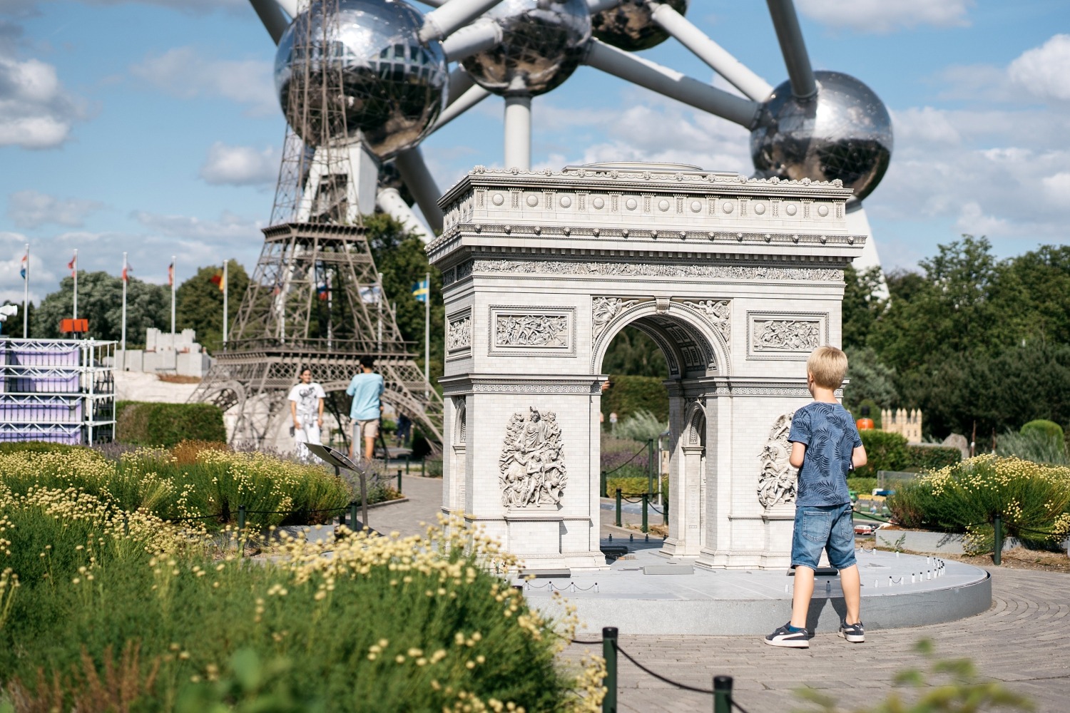 Mini-Europe parc thème miniature Europe Familial enfant géographie pays Atonium Heysel Bruxelles Brupark excursion en famille 