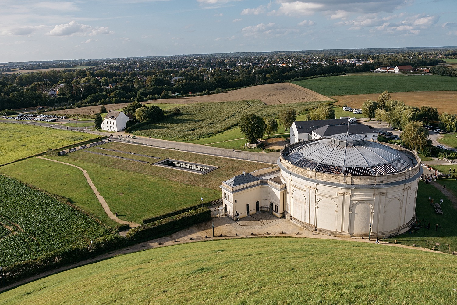 Domaine bataille de Waterloo butte de Lion Musée Napoléon Brabant wallon historique reconstitution Belgique 