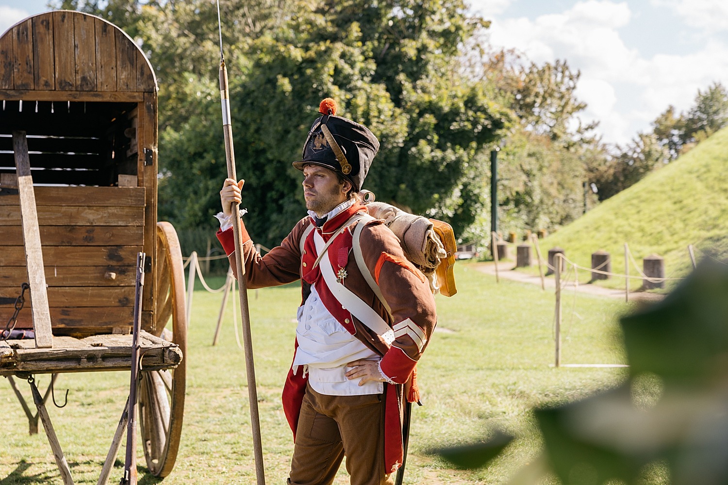 Domaine bataille de Waterloo butte de Lion Musée Napoléon Brabant wallon historique reconstitution Belgique 