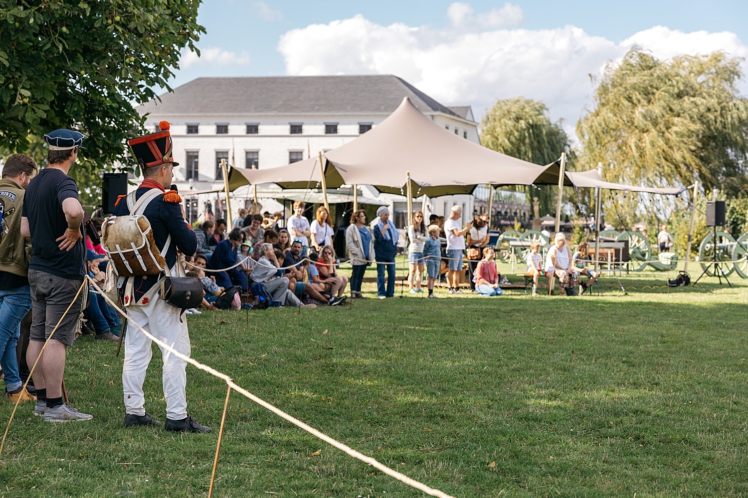 Domaine bataille de Waterloo butte de Lion Musée Napoléon Brabant wallon historique reconstitution Belgique 