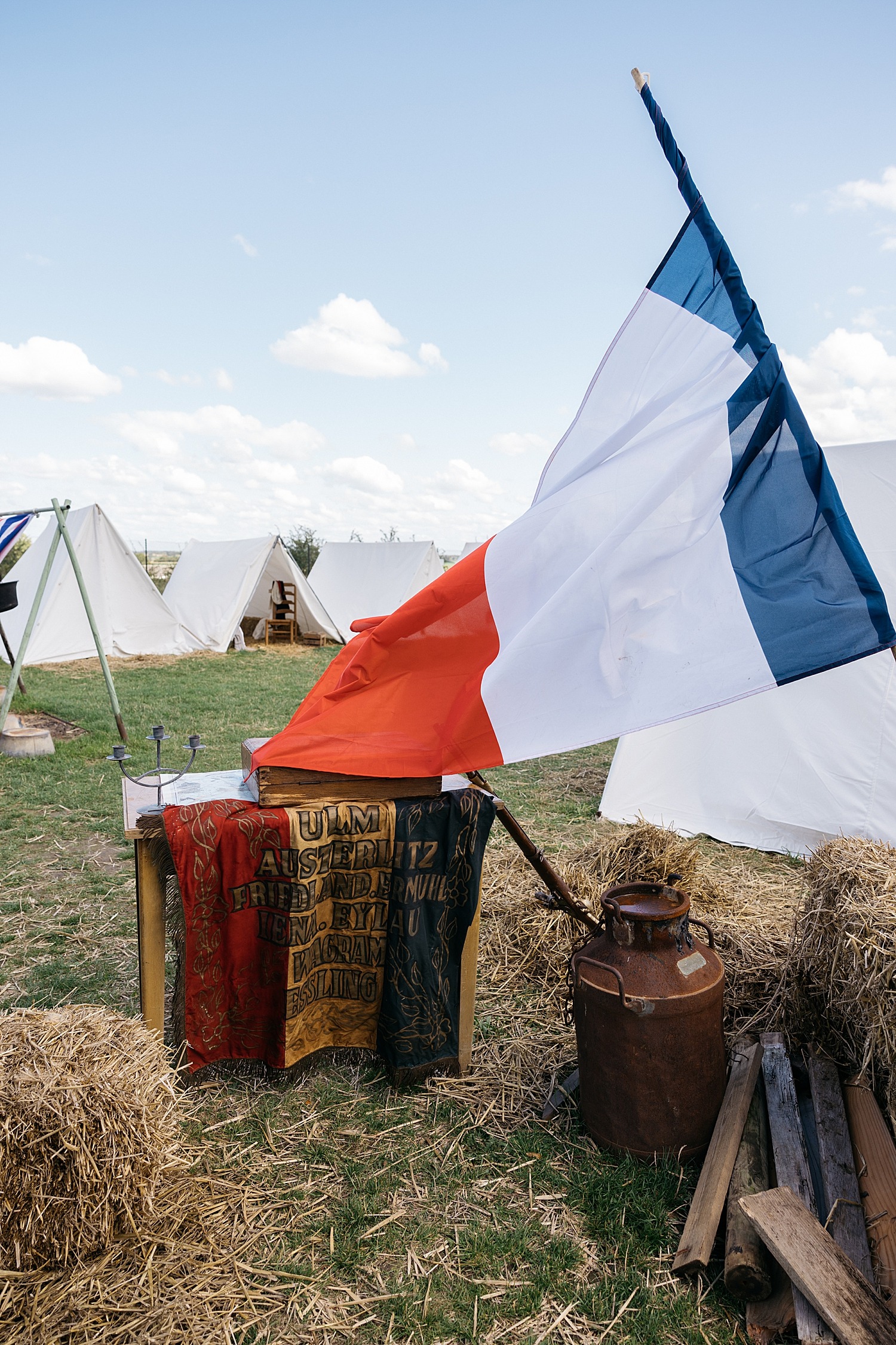 Domaine bataille de Waterloo butte de Lion Musée Napoléon Brabant wallon historique reconstitution Belgique 